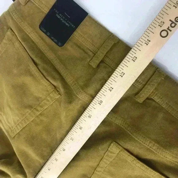 THE MEN'S STORE AT BLOOMINGDALE'S JEANS MEN'S 32X32 TAILORED FIT CORDUROY - Picture 7 of 11